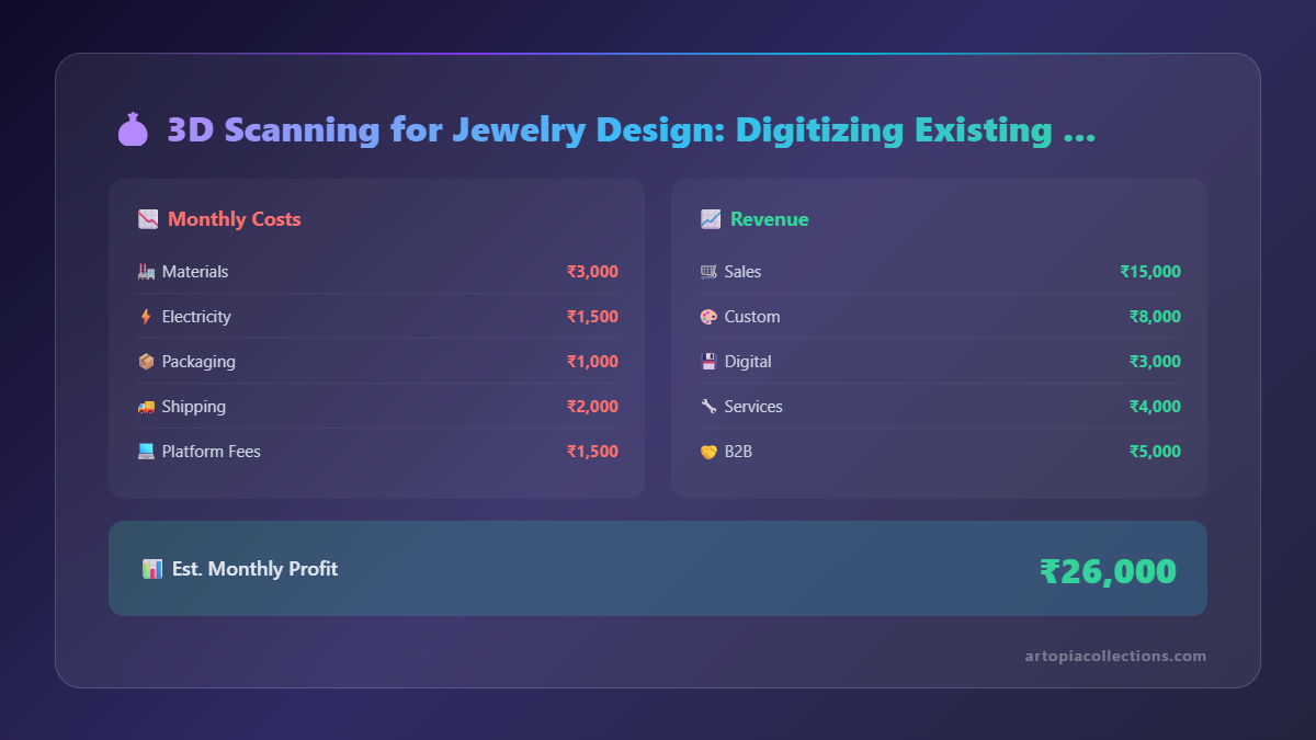 3D Scanning for Jewelry Design: Digitizing Existing Pieces for Reproduction - Infographic 1