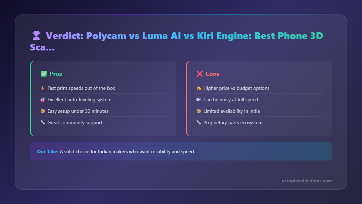 Polycam vs Luma AI vs Kiri Engine: Best Phone 3D Scanning Apps Compared - Infographic 2