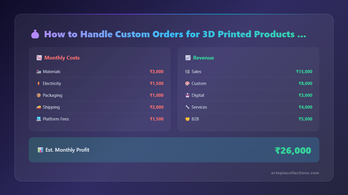 How to Handle Custom Orders for 3D Printed Products Efficiently - Infographic 1