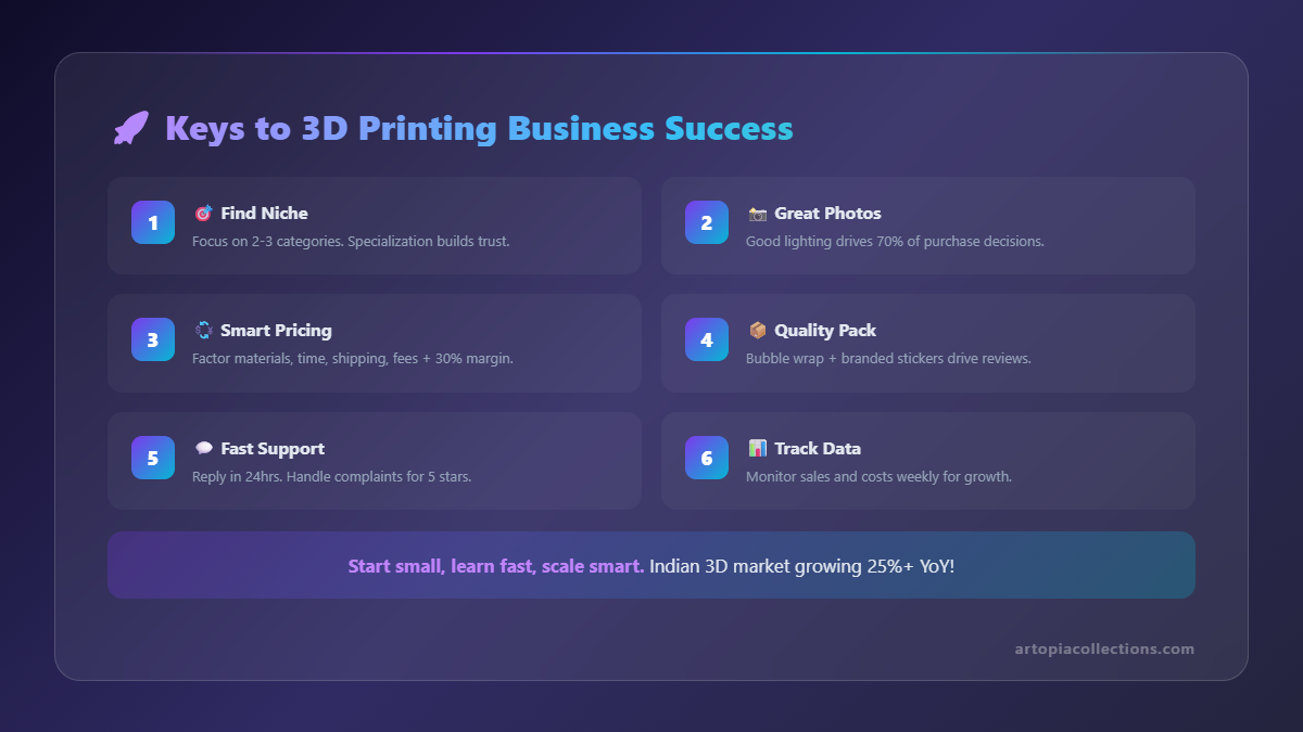 How to Photograph 3D Printed Products for Online Listings - Infographic 2