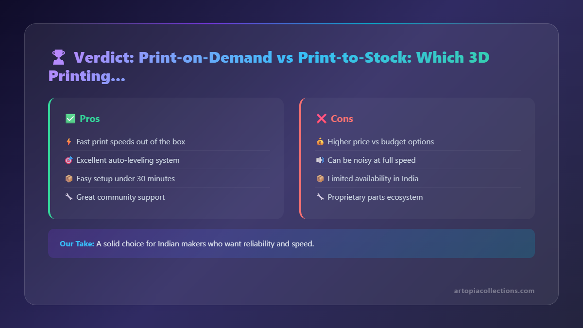 Print-on-Demand vs Print-to-Stock: Which 3D Printing Business Model Works Better? - Infographic 2